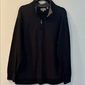Ted Baker textured quarter-zip pullover. Size XL